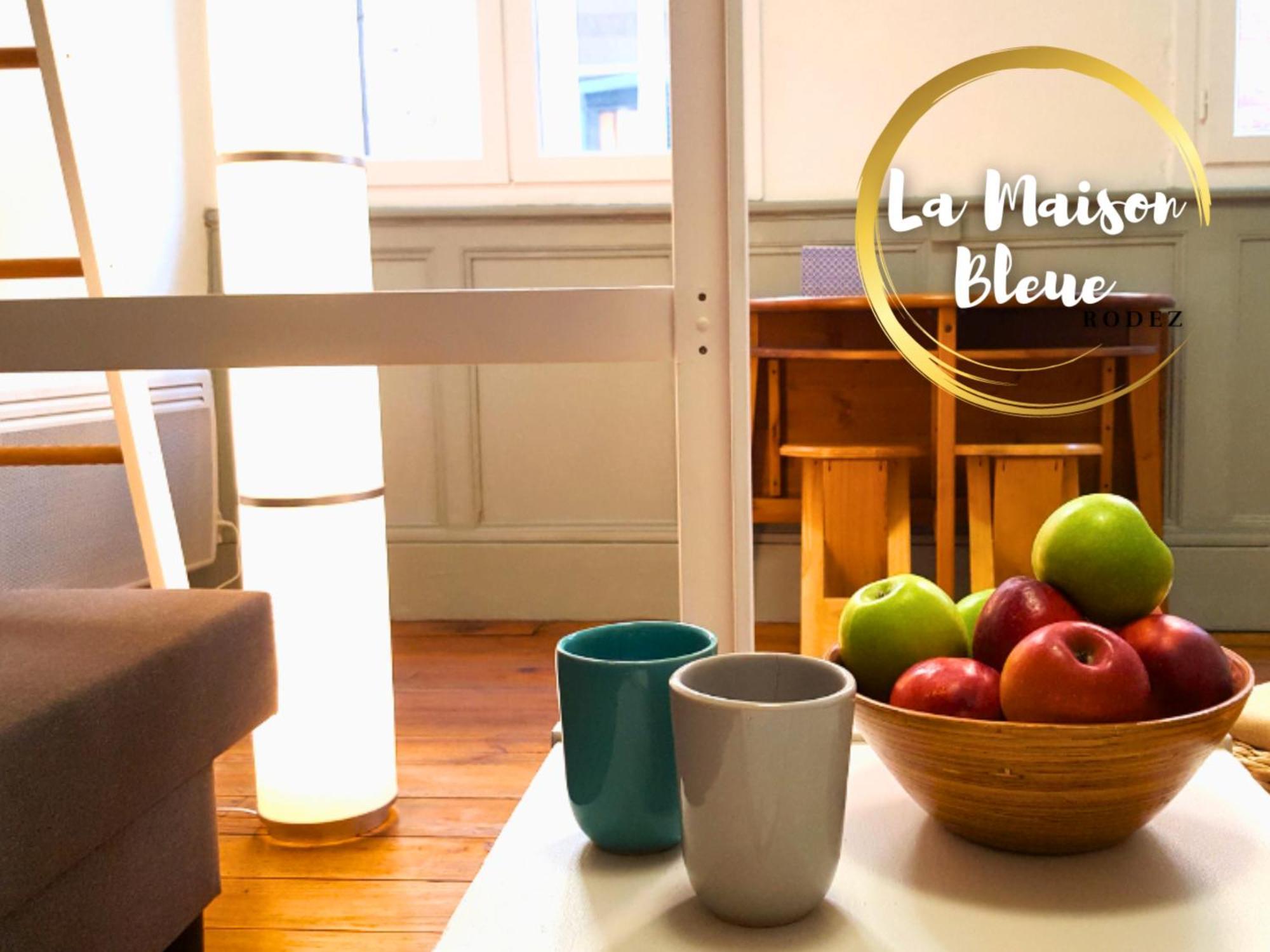 La Maison Bleue, Un Emplacement De Choix A Rodez Ngoại thất bức ảnh